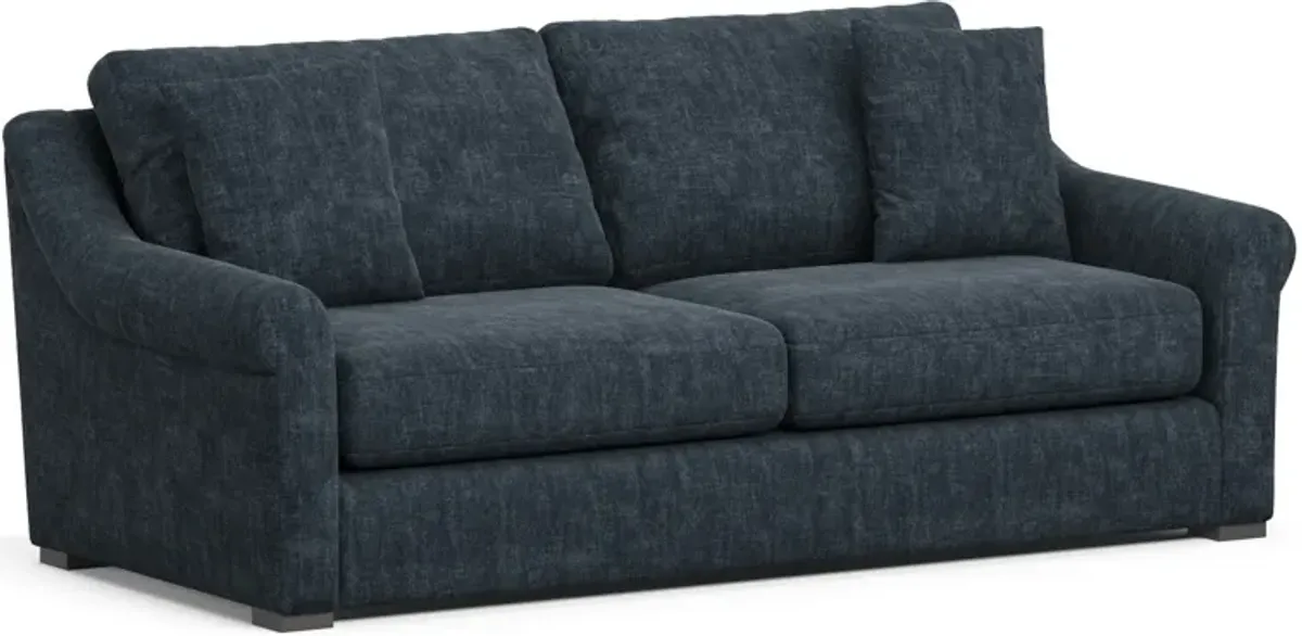 Bowery Foam Comfort 87" Sofa - Argo Navy