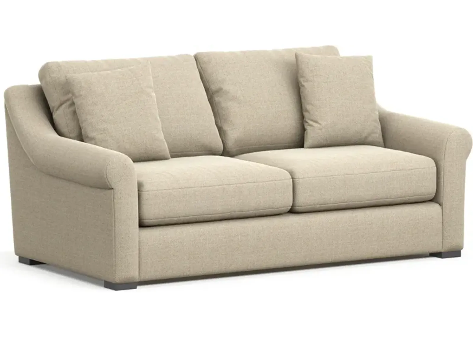 Bowery Foam Comfort 77" Sofa - Broderick Sand