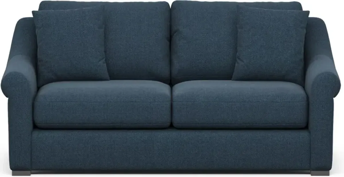 Bowery Foam Comfort 77" Sofa - Broderick Indigo