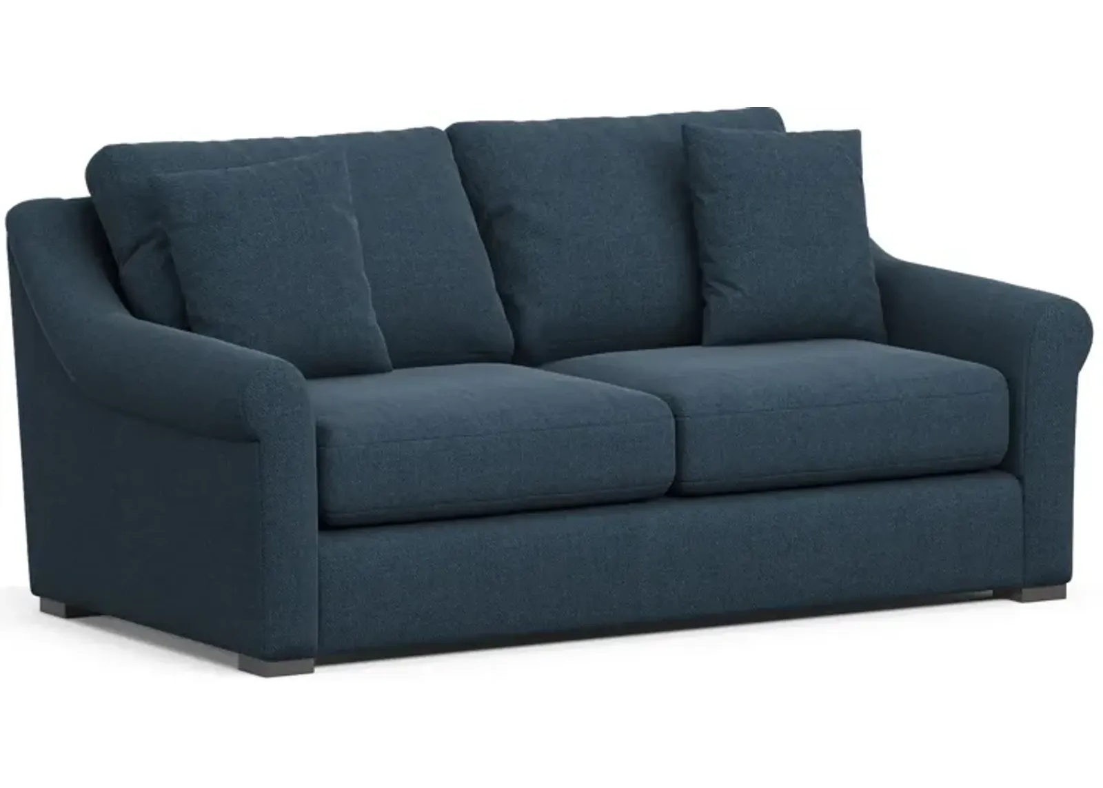 Bowery Foam Comfort 77" Sofa - Broderick Indigo