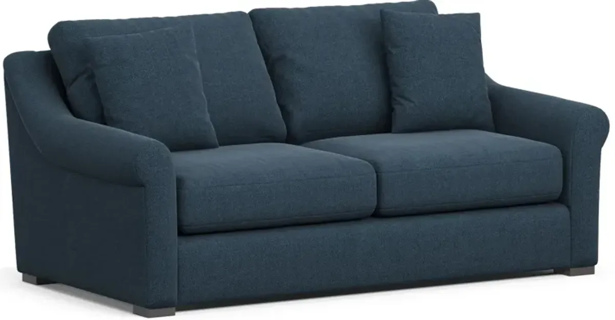 Bowery Foam Comfort 77" Sofa - Broderick Indigo