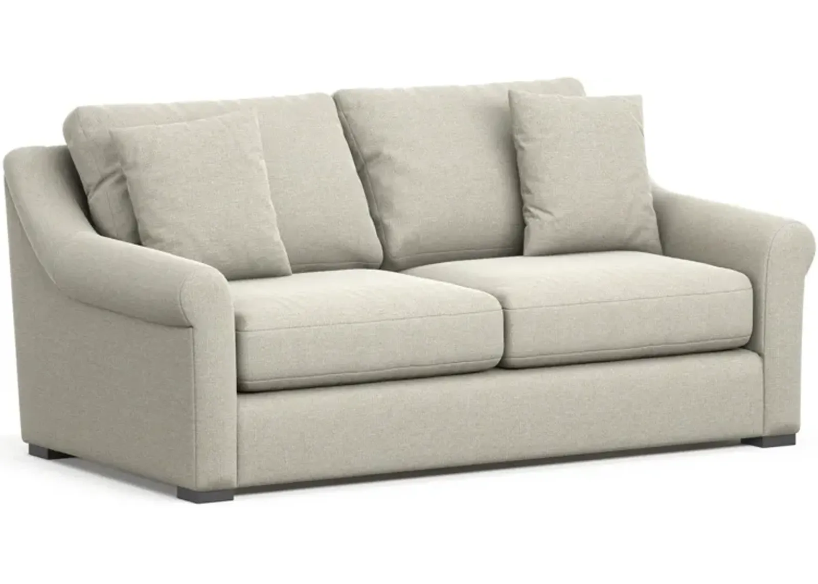 Bowery Foam Comfort 77" Sofa - Liv Dove