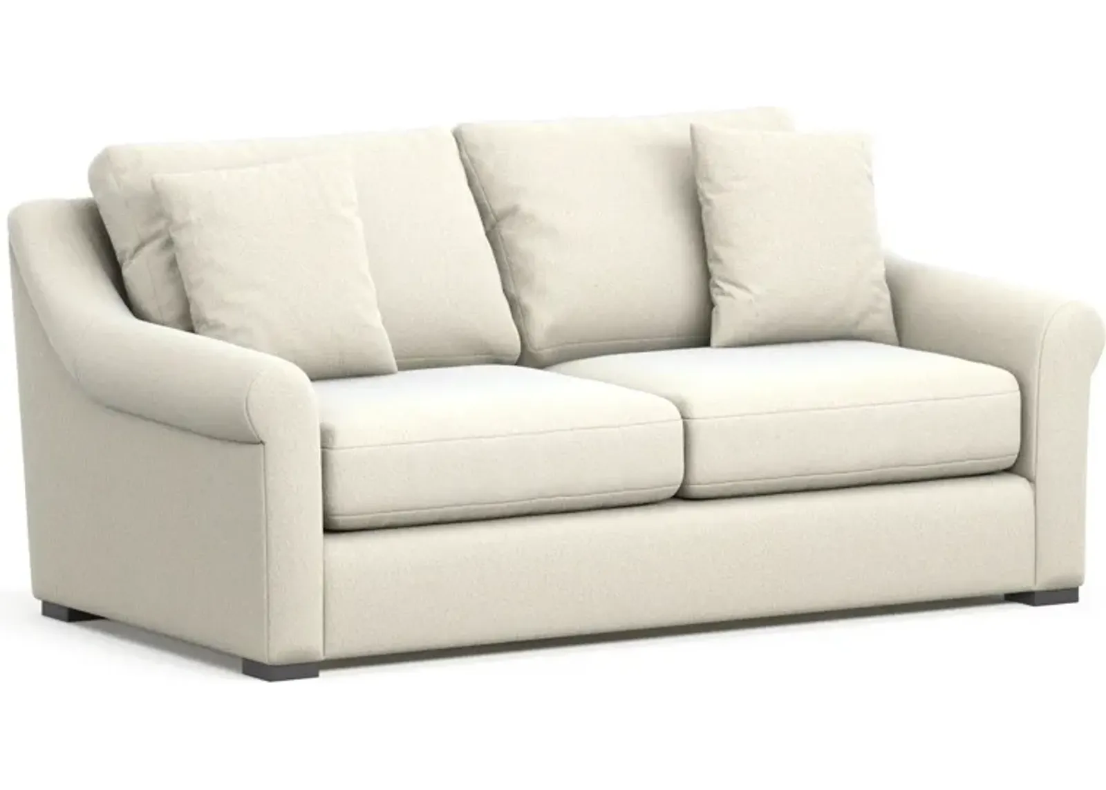 Bowery Foam Comfort 77" Sofa - Fincher Ivory