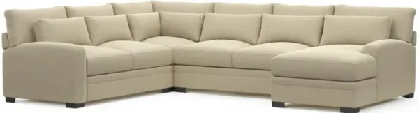 Boston Hybrid Comfort Sectional - Broderick Sand