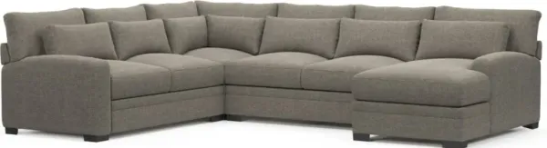 Boston Hybrid Comfort Sectional - Bridger Metal