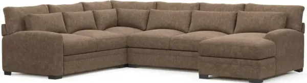 Boston Hybrid Comfort Sectional - Argo Java