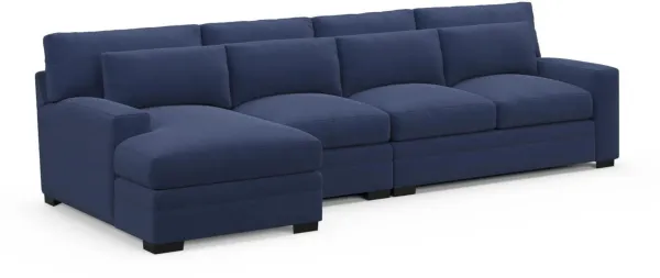 Boston Hybrid Comfort Sectional - Abington Indigo