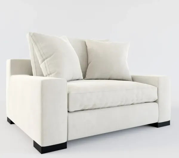 Ethan Foam Comfort Chair and a Half - Laurent Beach