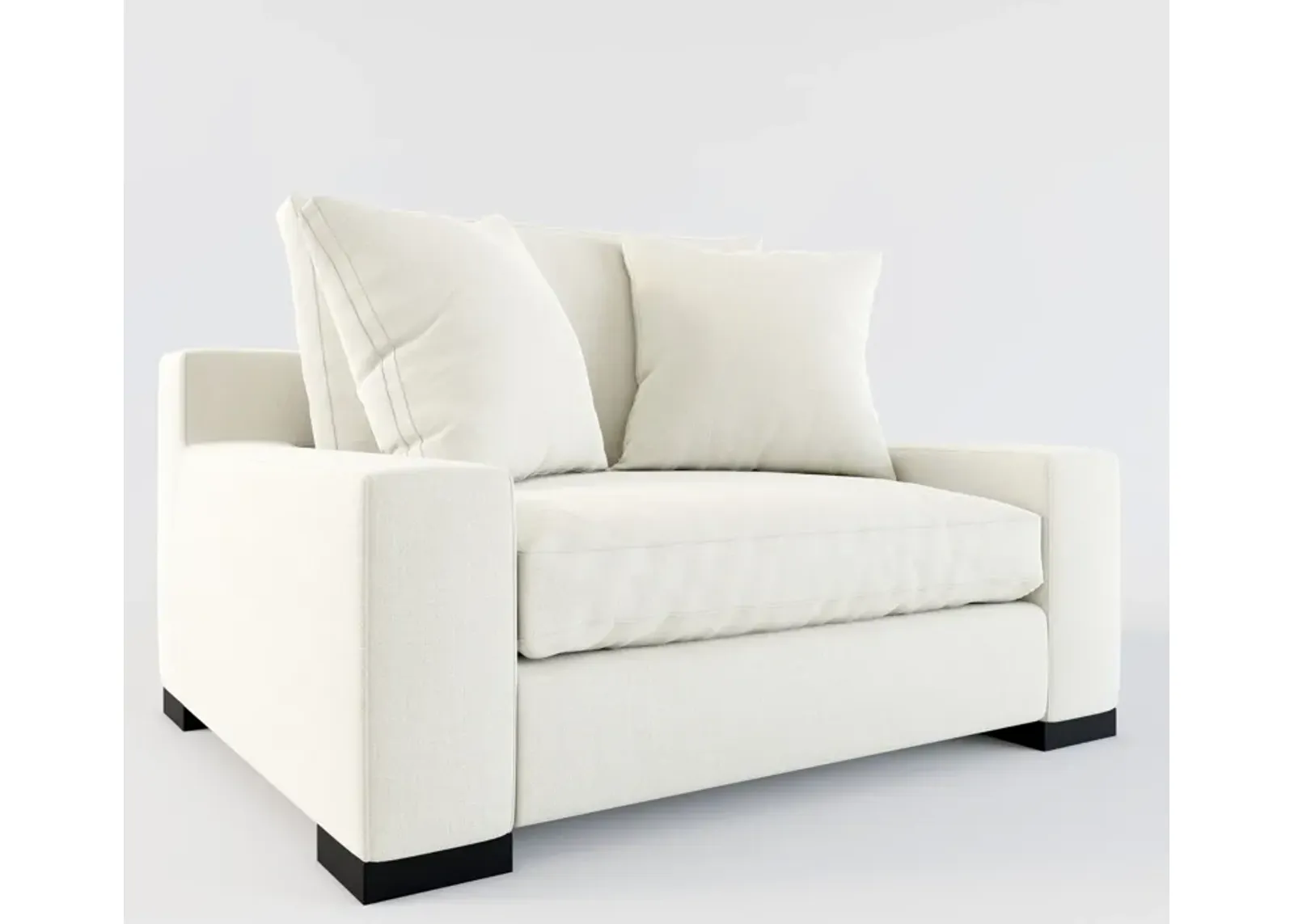 Ethan Hybrid Comfort Chair and a Half - Anders Ivory