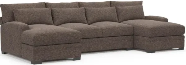 Boston Hybrid Comfort Sectional - M Walnut