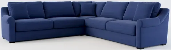 Bowery Foam Comfort 3-Piece Sectional - Abington Indigo