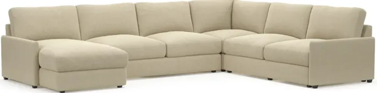 Jasper Foam Comfort Eco Performance 4-Piece Sectional - Broderick Sand