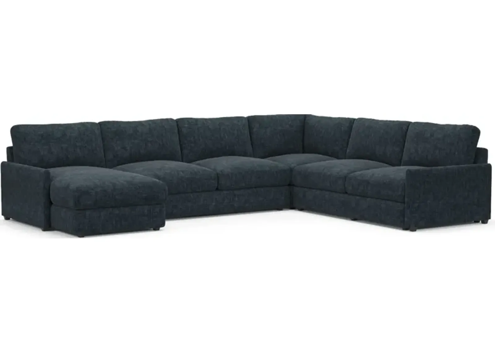 Jasper Foam Comfort Eco Performance 4-Piece Sectional - Argo Navy