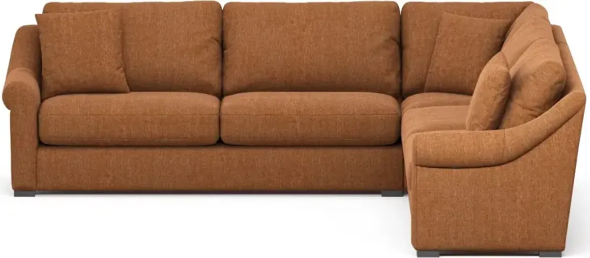 Bowery 3-Piece Sectional - Contessa Ginger