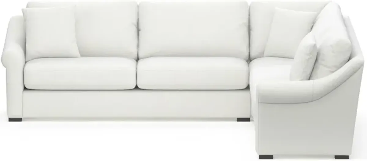 Bowery 3-Piece Foam Comfort Sectional  - Contessa Vanilla