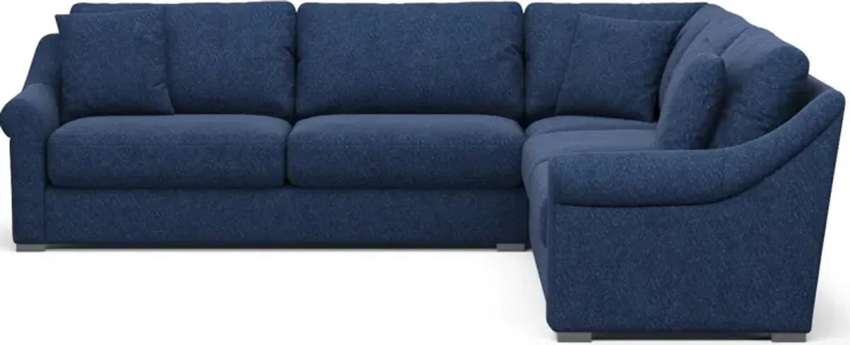 Bowery 3-Piece Sectional - Oslo Navy