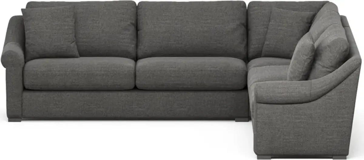 Bowery 3-Piece Sectional - Curious Charcoal