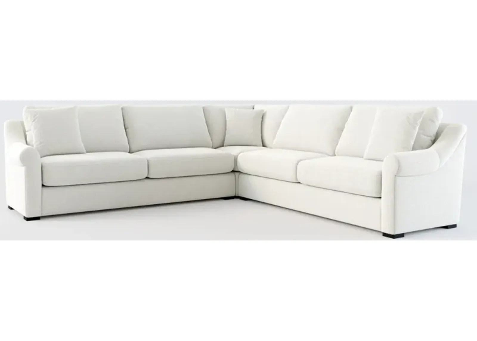 Bowery 3-Piece Sectional - Oslo Snow