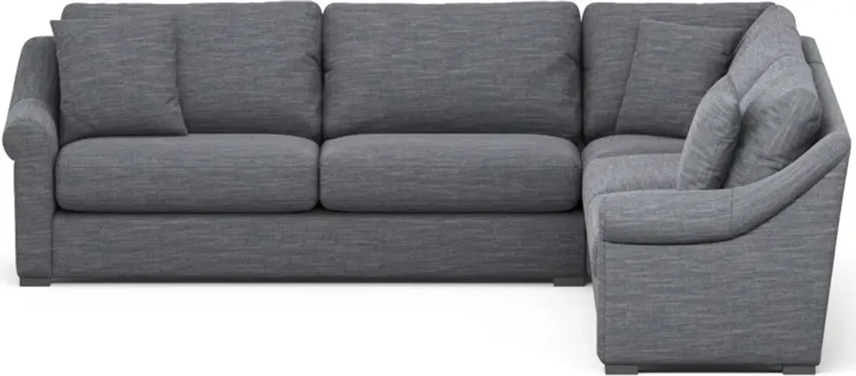 Bowery 3-Piece Sectional - Dudley Indigo