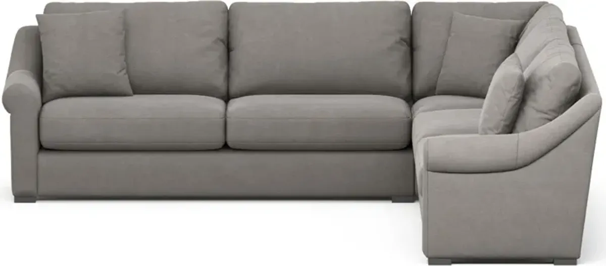 Bowery 3-Piece Sectional - Abington TW Fog