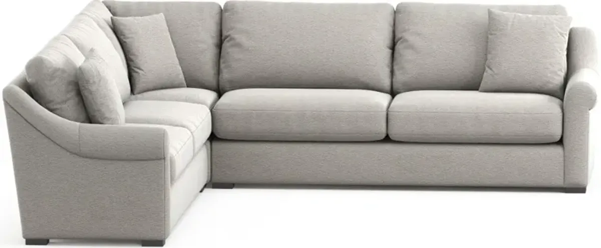 Bowery 3-Piece Sectional - Everton Grey