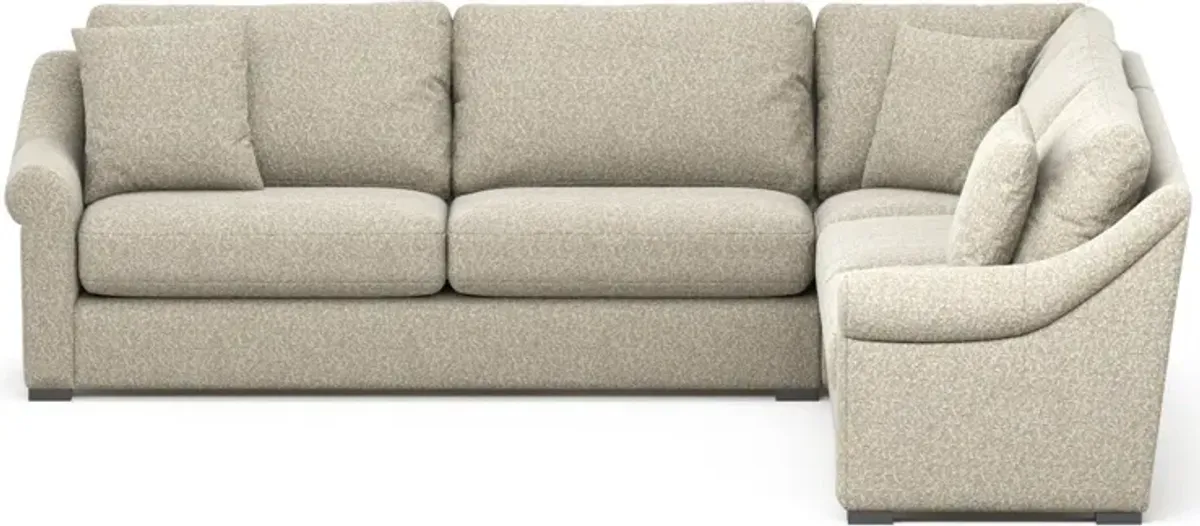 Bowery 3-Piece Sectional - Bloke Cotton