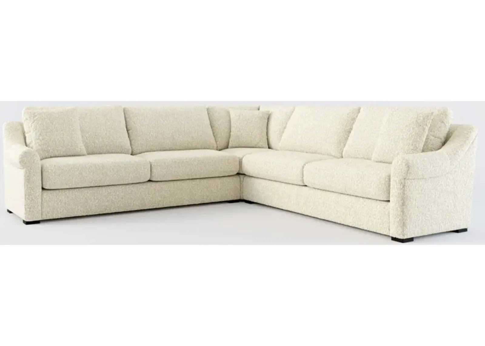 Bowery 3-Piece Sectional - Bloke Cotton