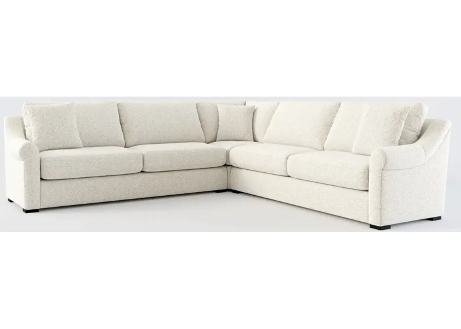 Bowery 3-Piece Sectional - Muse Stone