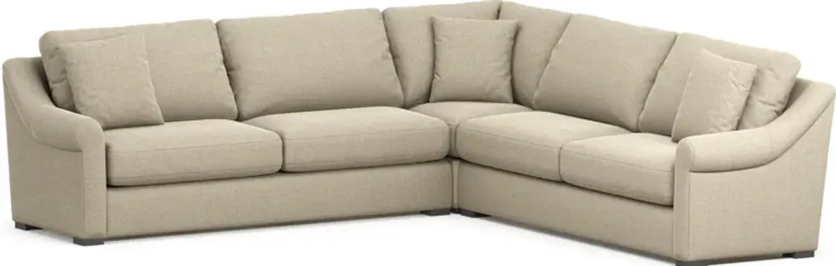 Bowery 3-Piece Sectional - Broderick Sand