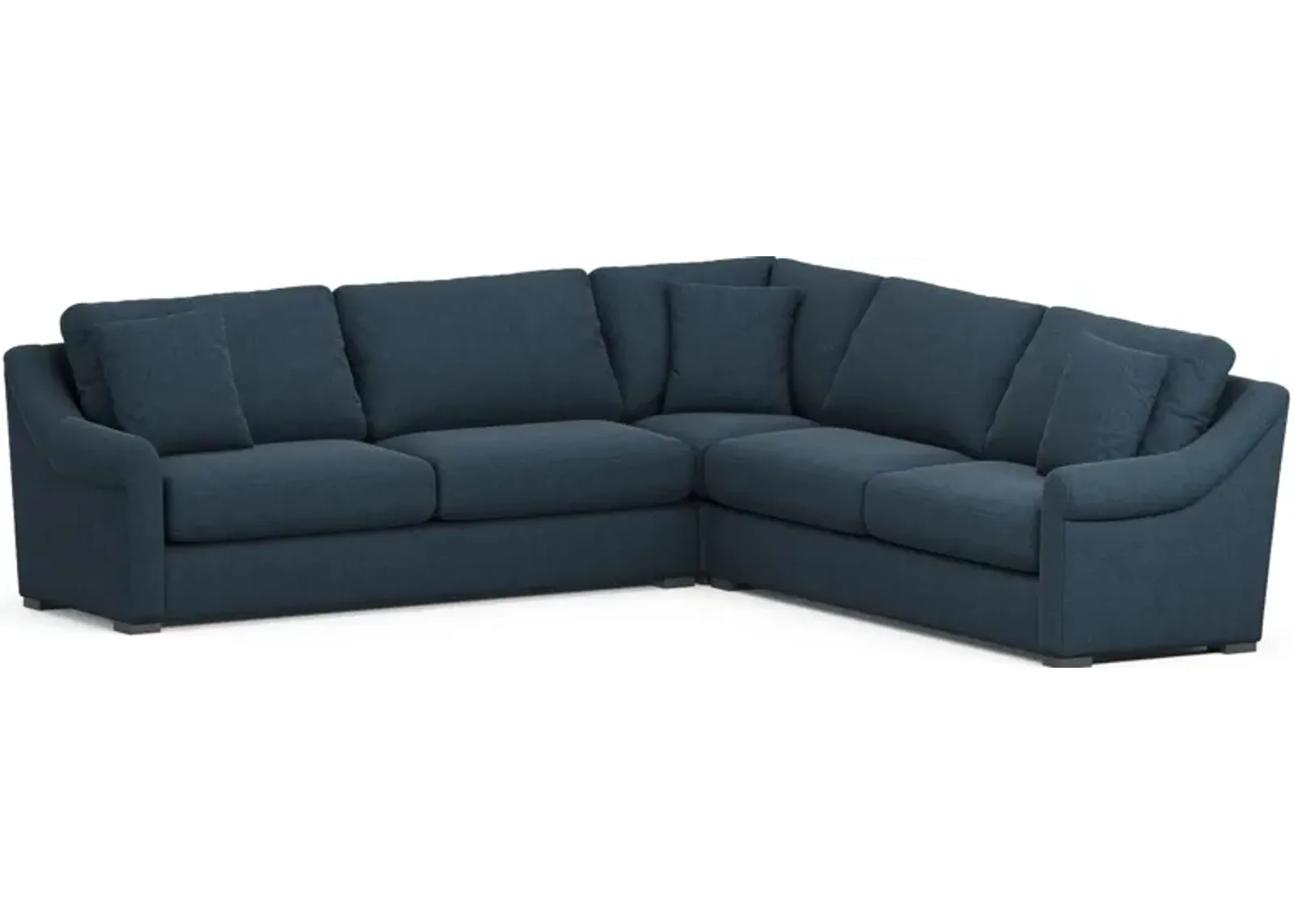 Bowery 3-Piece Sectional - Broderick Indigo