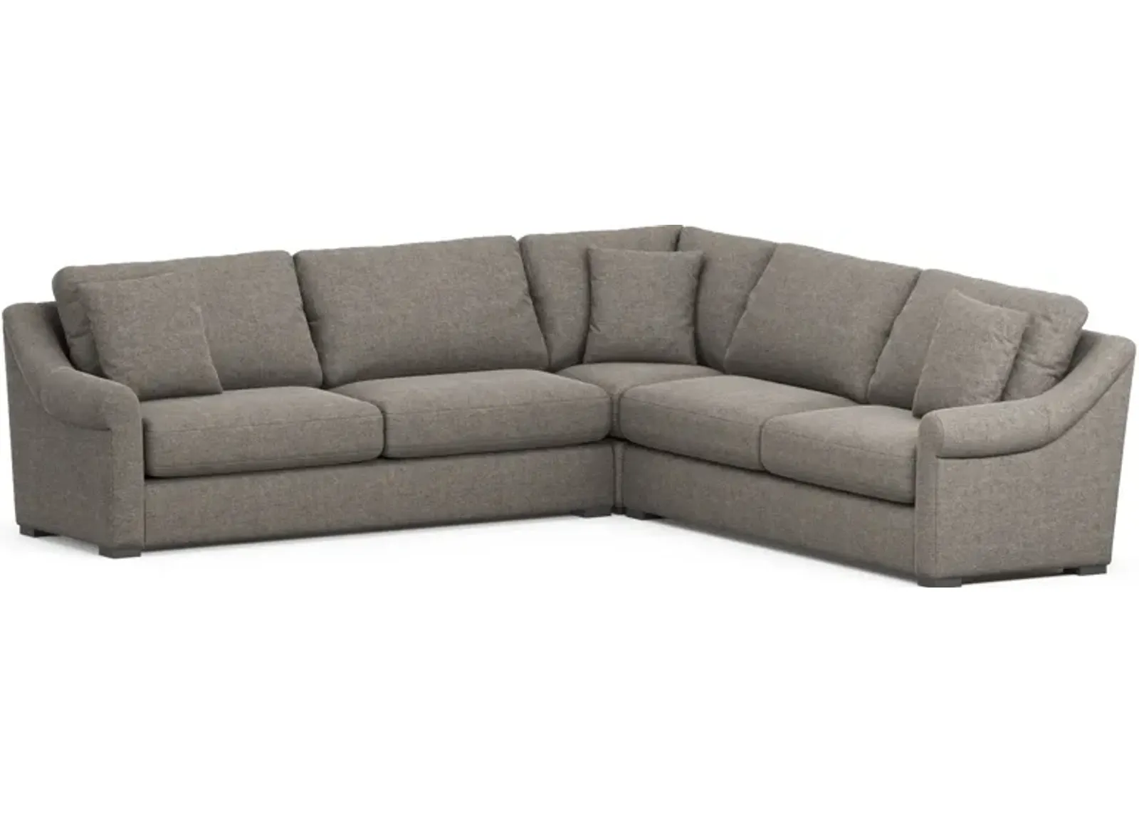 Bowery 3-Piece Sectional - Bridger Metal