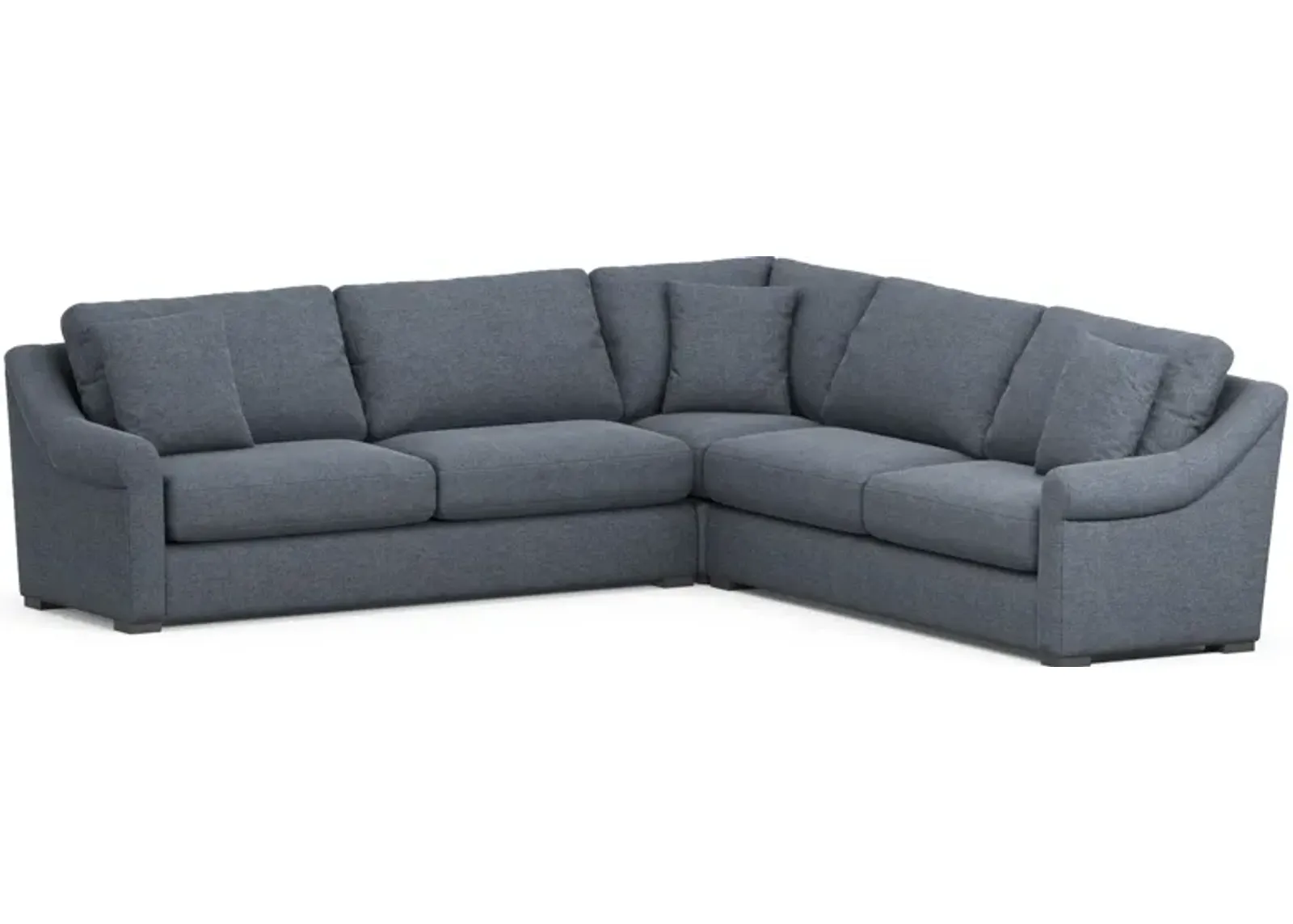 Bowery 3-Piece Sectional - Bridger Navy