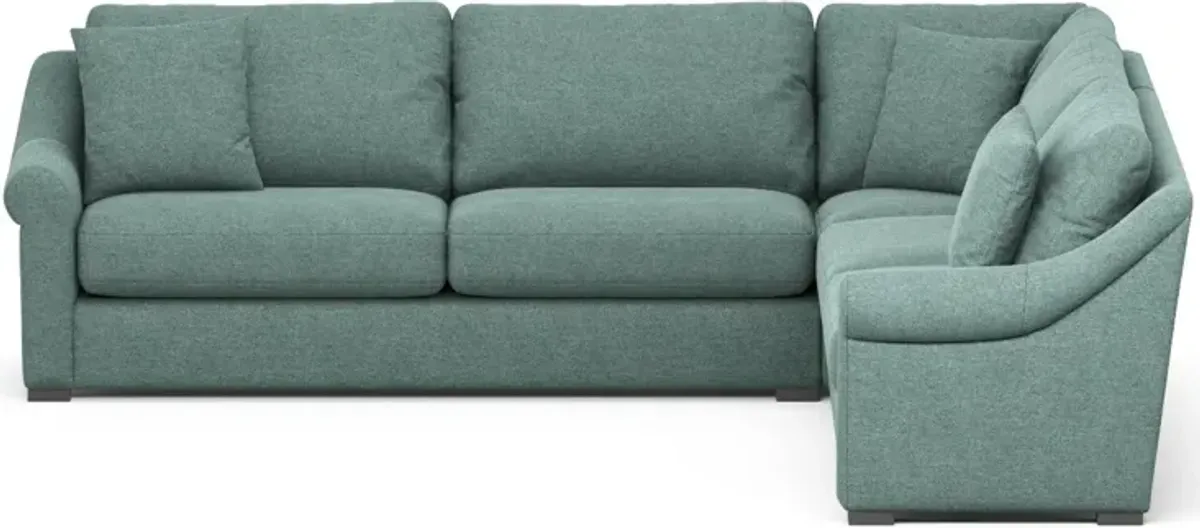 Bowery 3-Piece Sectional - Bridger Jade