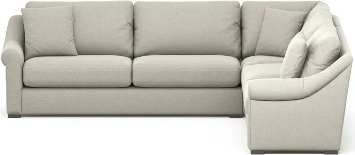 Bowery 3-Piece Sectional - Liv Dove