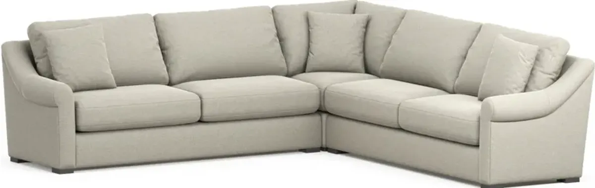 Bowery 3-Piece Sectional - Liv Dove