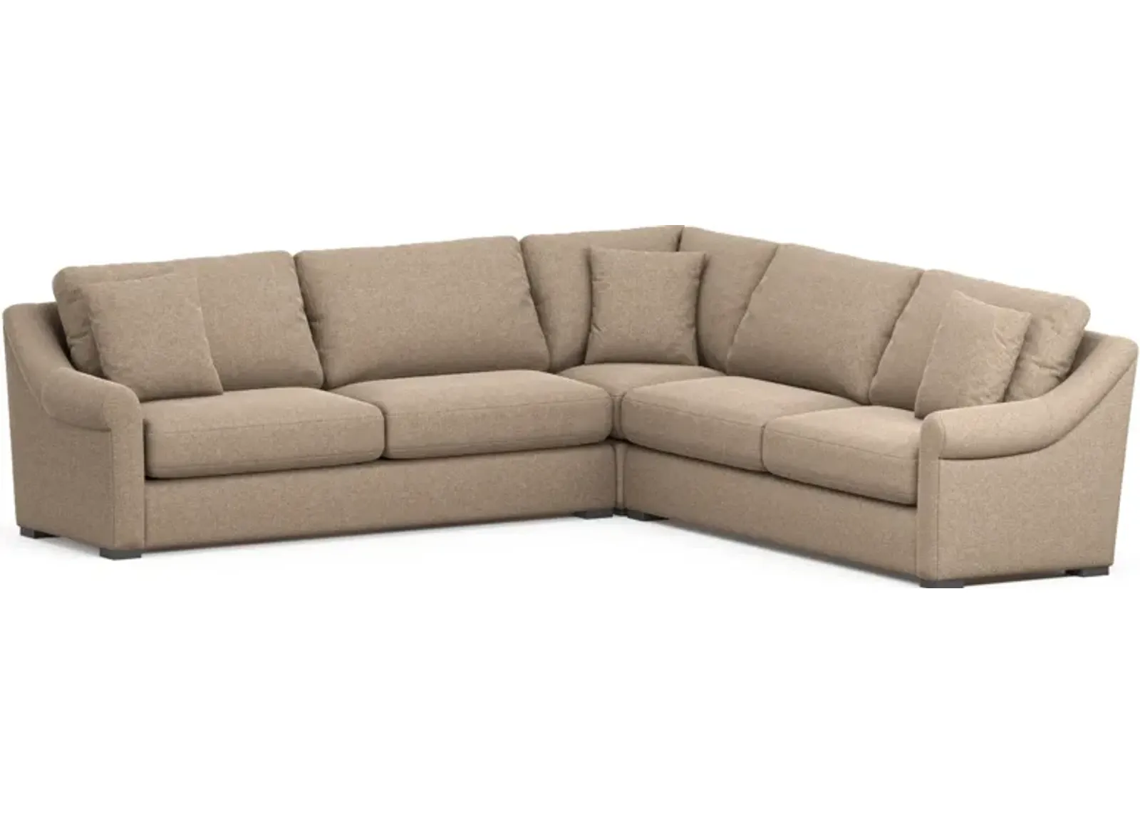 Bowery 3-Piece Sectional - Liv Wicker