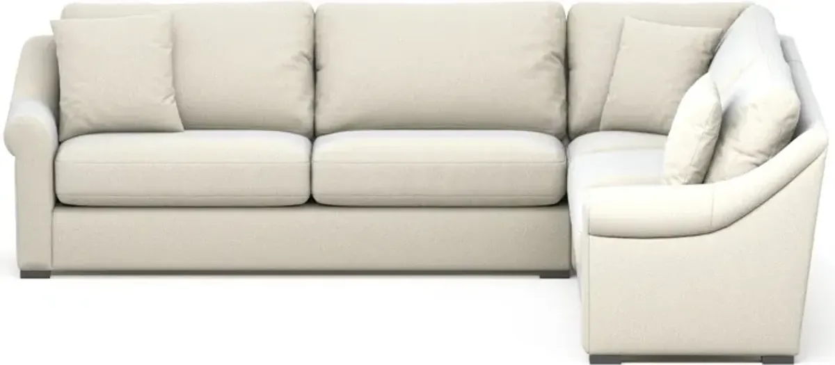 Bowery 3-Piece Sectional - Fincher Ivory