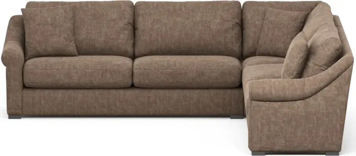 Bowery 3-Piece Sectional - Argo Java