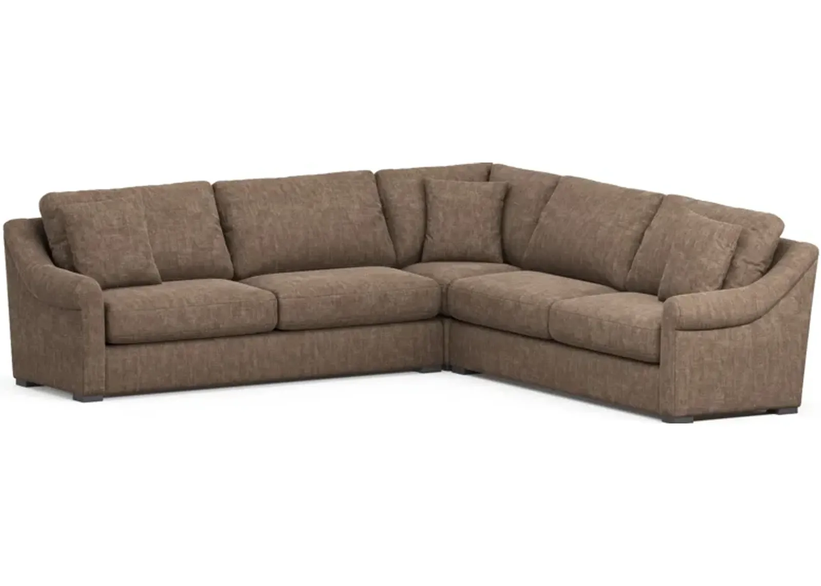 Bowery 3-Piece Sectional - Argo Java