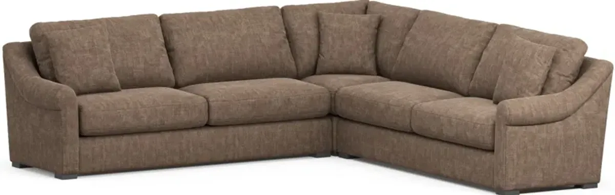 Bowery 3-Piece Sectional - Argo Java