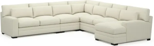 Boston Hybrid Comfort Sectional - Fincher Ivory