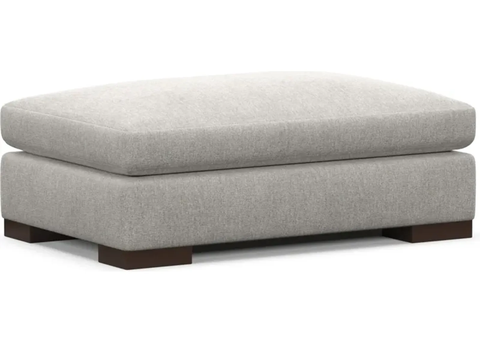 Ethan Foam Comfort Ottoman - Burmese Granite