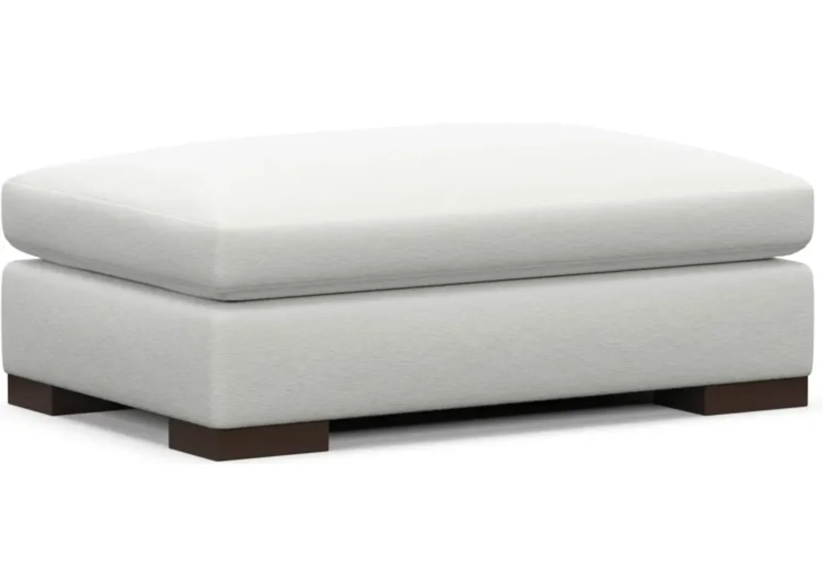 Ethan Foam Comfort Ottoman - Contessa Vanilla