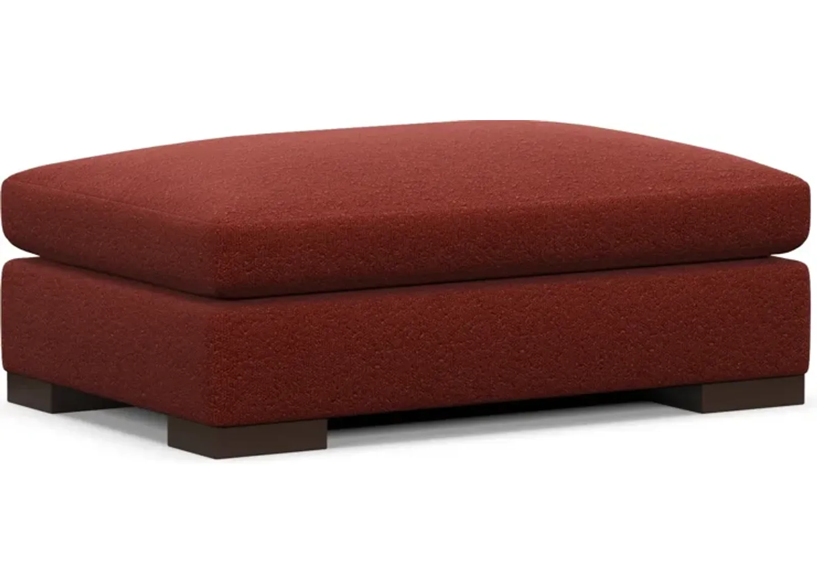 Ethan Foam Comfort Ottoman - Bloke Brick