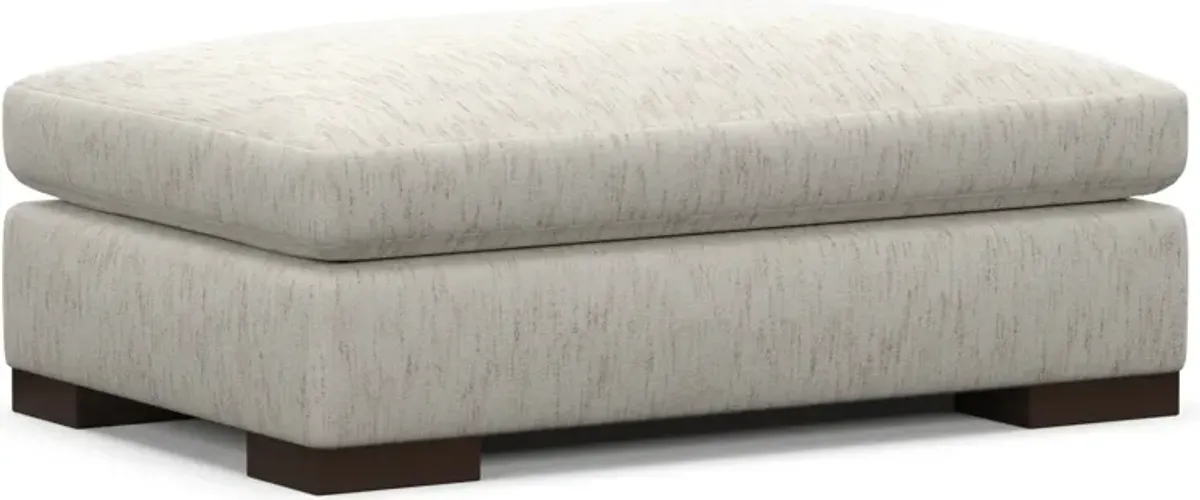 Ethan Foam Comfort Ottoman - P.T. Cream