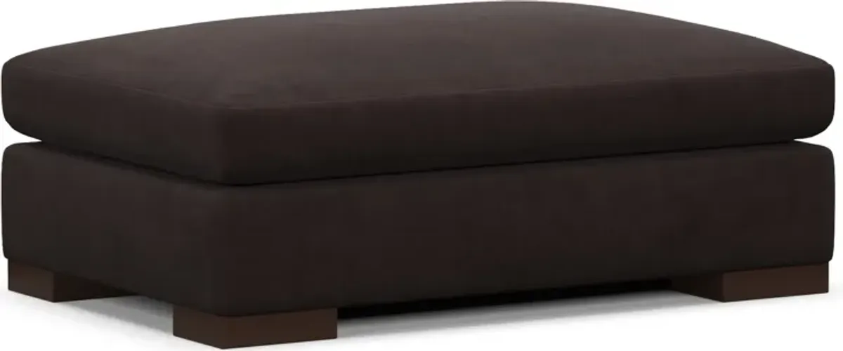 Ethan Foam Comfort Ottoman - Merrimac Dark Brown