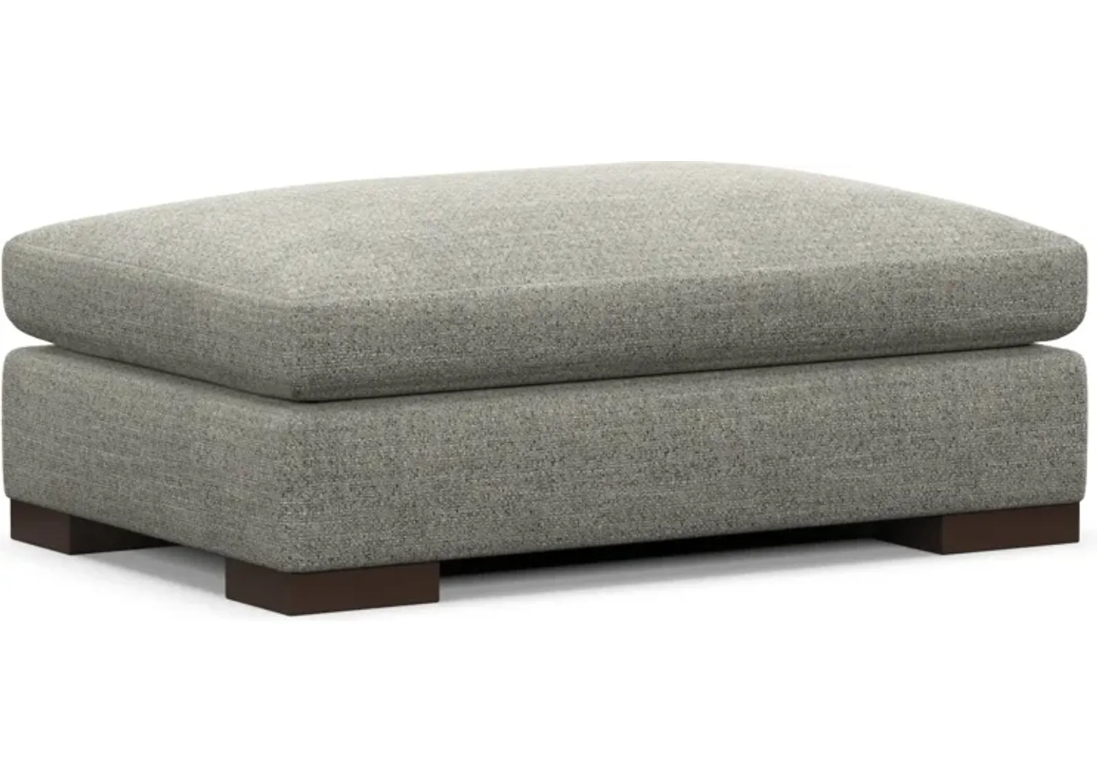 Ethan Foam Comfort Ottoman - Pandora Pepper