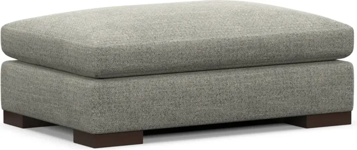 Ethan Foam Comfort Ottoman - Pandora Pepper