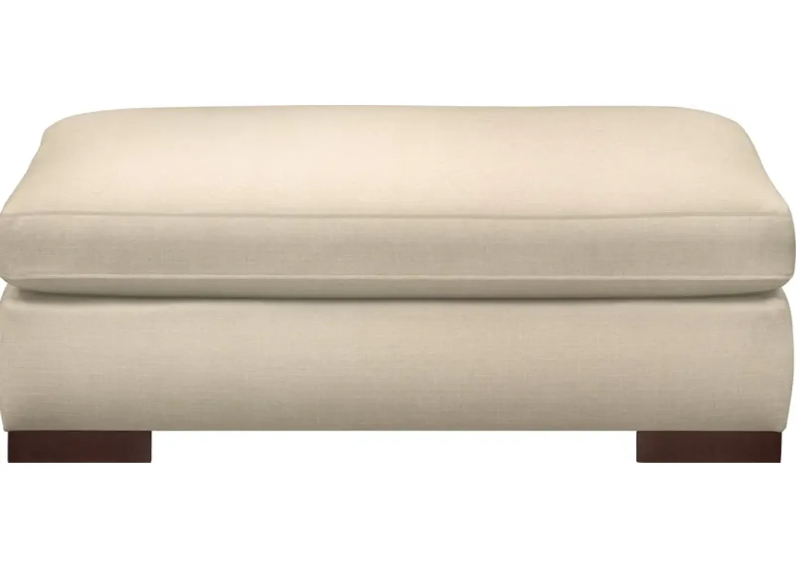 Ethan Foam Comfort Ottoman - Laurent Beach