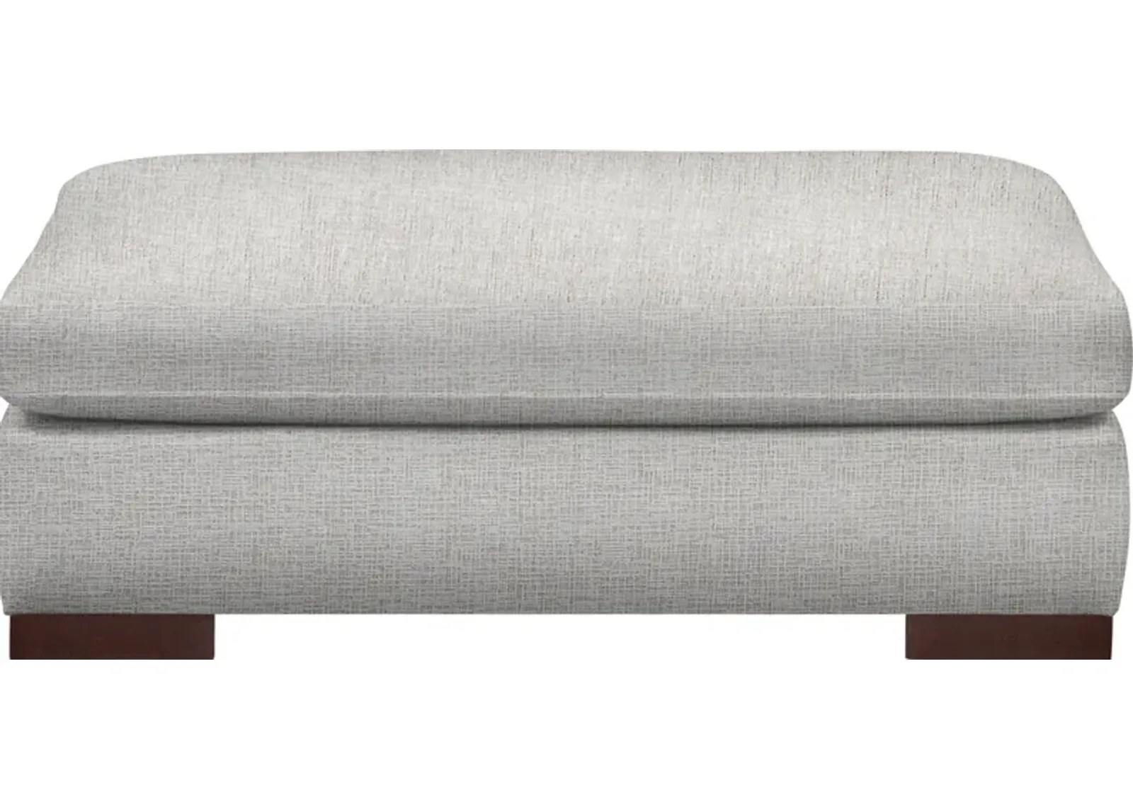 Ethan Foam Comfort Ottoman - Everton Grey